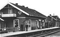 Leirsund stasjon i 1938 Foto: Ukjent/Skedsmo historielag