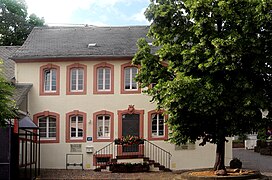 Town hall in Mehring (Mosel), Germany.