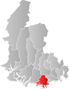 マンダールの位置図の位置図