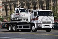 Lors d'un défilé militaire sur un KamAZ-5350