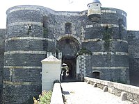 Current entrance of Angers Castle