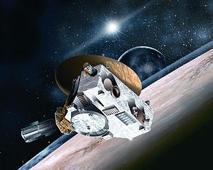 New Horizons pie Plutona mākslinieka skatījumā