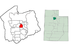 Location of Murray, Utah