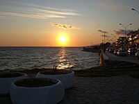 Solnedgang i Alexandroupoli