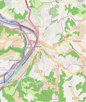 voir sur la carte de Vienne