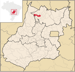 Location in Goiás state