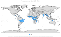 Image 30Worldwide zones of Tropical savanna climate (Aw). (from Geography of Cambodia)