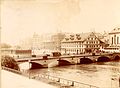 Münsterbrücke und Kaufhaus, um 1896