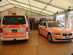 Véhicules de la police militaire (2014).