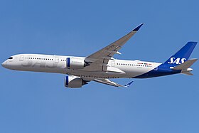 Airbus A350-900 der SAS