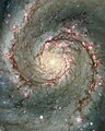 Galaxie en spirale logarithmique (M51)