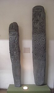 Menhirs de la cultura Tafí. Col·lecció del Museu de La Plata