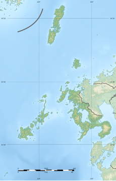 樺島のオオウナギ生息地の位置（長崎県内）