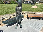 Staty av Rachel Carson i Woods Hole 2016.