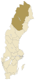 English: Location of the Swedish province of Lappland Svenska: Det svenska landskapet Lapplands läge