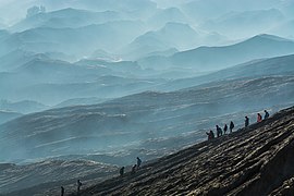 Hiking in Bromo