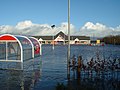 Image 72A Tesco store underwater in Carlisle during the January 2005 floods (from History of Cumbria)