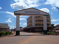 Pintu gerbang di Bangui