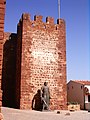 At the entrance of the castle in Silves