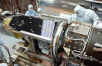 GALEX being mated to a Pegasus XL launch vehicle