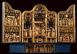 Retablo de la Marienkirche de Lübeck, del llamado Maestro de 1518[138]​