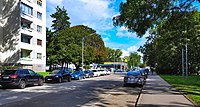 Bereich Franz-Koci-Straße, Blick Richtung Osten