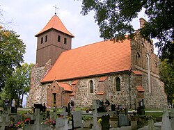 Saint Michael Archangel church in Grzybno