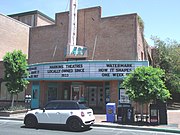 The College Theatre was built in 1933 and is located at 505-509 S. Mill Ave. in Tempe Az. The theatre, now named the Valley Art Theatre, is Arizona's oldest and longest operating movie theatre. Designed and constructed by Red Harkins at the age of 25. Listed in the Tempe Historic Property Register.