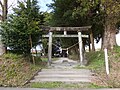 若一王子神社の鳥居(2015年3月8日撮影)