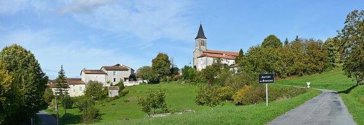 Auriac-de-Bourzac, Dordogne, France, SSW view