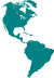 Image of the North and South American continents