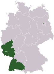 Territoire de la (Fußball) Oberliga Südwest 1945-1948