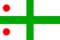 Flagge eines portugiesischen Konteradmirals