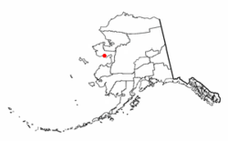 Location of White Mountain, Alaska