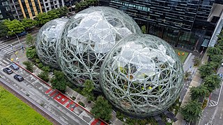 Amazon Spheres de Seattle (États-Unis).