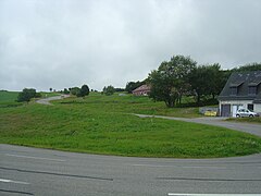 Kilomètre le plus raide juste après la ferme-auberge du Grand Ballon.