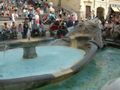 Fontana della Barcaccia| ("old boat") in Piazza di Spagna in Rome