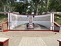 Picture of the memorial to Major Bhatti facing east, near the site of his death near the BRB Canal