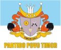 Flagge der Partido do Povo de Timor PPT.