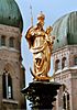 La Mariensäule sul Marienplatz