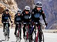 Mitglieder der Radsport-Nationalmannschaft beim Training