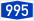 Bundesautobahn 995 number.svg