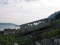 old Tessenberg Bahn from Ligerz to Tessenberg in Switzerland