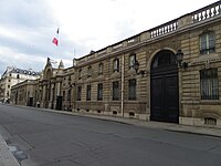 Façade du palais de l'Élysée.