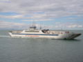 Fuegino cruising the frequent route between Punta Delgada and Punta Espora