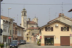 Skyline of Balzola