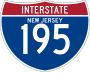 Interstate 195 marker