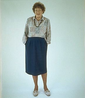 Džūlija Čailda Elsa Dorfman uzņemtā fotogrāfijā 1988. gadā.