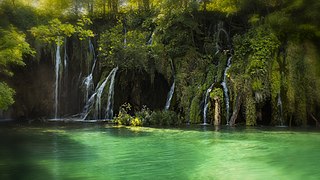 Petites chutes dans le grand parc national.