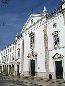 Oude kerk/hospitaal Santa Casa Da Misericordia in Faro